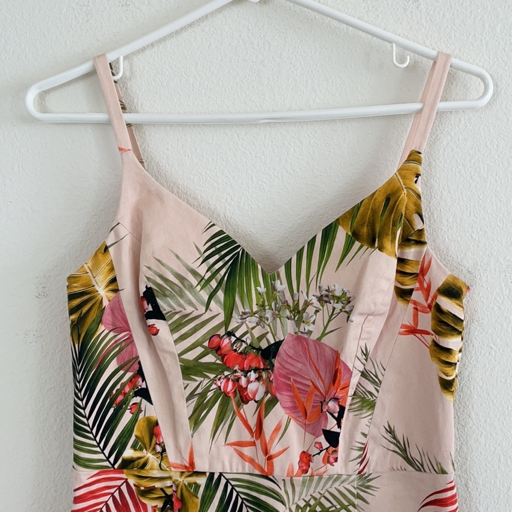 ASOS Tropical Hitchcock Midi Pencil Dress - Picture 5 of 10